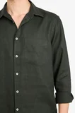 DeFacto %100 Keten Regular Fit Gömlek G0788AX26SMGN827