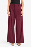 Wide Leg Çift Cepli Yüksek Bel Uzun Boy Pantolon
