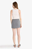 Yüksek Bel Mini Etek