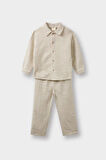 Erkek Bebek 2'li Takım Uzun Kollu Gömlek Pantolon