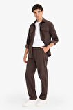 Wide Leg Geniş Paça Fitilli Kadife Pantolon