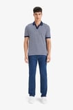 DeFacto Regular Fit Polo Yaka Kısa Kollu Çizgili Tişört E2620AX25SMNV135