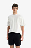 DeFacto Relax Fit Yazlık Rahat Jean Bermuda Şort D4390AX25SMNM36