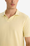 Regular Fit Polo Yaka Bubble Kısa Kollu Polo Tişört