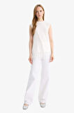 Regular Fit Bisiklet Yaka Kolsuz Tunik