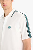 DeFacto Relax Fit Polo Yaka Hafif Kumaş Baskılı Yazlık Kısa Kollu Gömlek F0200AX25SMER105