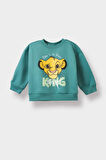 Erkek Bebek Disney Lion King Bisiklet Yaka Sweatshirt