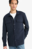 Regular Fit Twill Uzun Kollu Gömlek