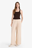 Wide Leg Çift Cepli Normal Bel Standart Boy Pantolon