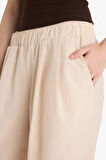 Wide Leg Çift Cepli Normal Bel Standart Boy Pantolon