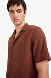 DeFacto Regular Fit Polo Yaka Jakarlı Kısa Kollu Gömlek E5693AX25SMBN326