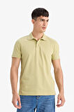 DeFacto %100 Pamuk Slim Fit Dar Kesim Kısa Kollu Pamuklu Nakışlı Pike Polo Tişört E2633AX25SMKH517