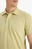 DeFacto %100 Pamuk Slim Fit Dar Kesim Kısa Kollu Pamuklu Nakışlı Pike Polo Tişört E2633AX25SMKH517