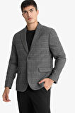 Modern Fit Blazer Ceket