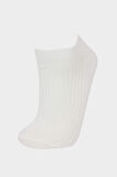 Kadın Rahat Lastikli 5'li Pamuklu Patik Çorap