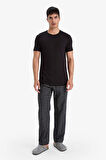 Regular Fit Cepli Uzun Boy Flanel Alt