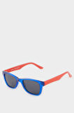 Erkek Çocuk Yuvarlak Renkli Plastik Çerçeve Siyah Cam Polarize Güneş Gözlüğü