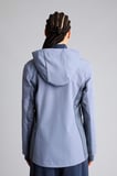 Su İtici Slım Fıt Kapüşonlu Fermuarlı Softshell Mont