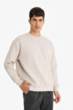 Relax Fit Bisiklet Yaka Sweatshirt