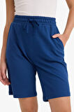 Regular Fit Normal Bel Düz Paça Bermuda Şort