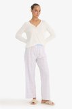 DeFacto Regular Fit Uzun Boy Gofre Dokulu Pijama Altı F8935AX25HSBE551