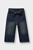 Kız Bebek Wide Leg Jean Pantolon