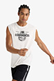DeFactoFit NBA Wordmark Boxy Fit Bisiklet Yaka Atlet