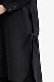 Regular Fit Basic Düz Uzun Kollu Gömlek Tunik