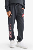 Erkek Çocuk NBA Chicago Bulls Beli Lastikli Jogger Eşofman Altı