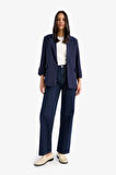Regular Cepli Apoletli Blazer Ceket