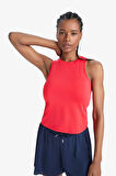 DeFactoFit Slim Fit Dar Kesim Basic Düz Bisiklet Yaka Kırmızı Sporcu Atlet F3265AX25SMRD197