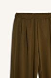 Barrel Fit Düz Paça Pantolon