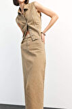 Long Fit Midi Jean Etek