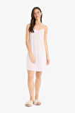 DeFacto Regular Fit Askılı Dantelli Gecelik-Fall in Love F5772AX25SMER85