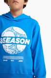 Erkek Çocuk Kapüşonlu Baskılı Sweatshirt
