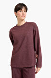 Relax Fit Bisiklet Yaka Sweatshirt