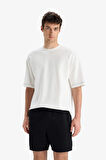 DeFacto Relax Fit Yazlık Rahat Jean Bermuda Şort D4390AX25SMNM36