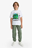 Erkek Çocuk Jogger Fit Gabardin Pantolon