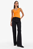 Slim Fit Dar Kesim Basic Düz Yuvarlak Yaka Atlet