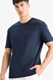 DeFacto %100 Pamuk Regular Fit Bisiklet Yaka Kısa Kollu Tişört E7961AX25AUNV64