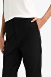 Normal Bel Düz Paça Bilek Boy Pantolon