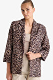 Loose Fit Ceket Yaka Blazer Ceket