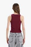 Fitted U Yaka Fitilli Kaşkorse Atlet