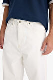 %100 Pamuk Baggy Fit Geniş Paça Jean Pantolon