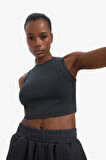 DeFactoFit Crop Top Bisiklet Yaka Modal Sporcu Atlet E2939AX25SMAR231