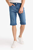 Regular Fit Jean Bermuda