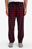 Regular Fit Cepli Uzun Kareli Pijama Altı