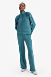 DeFactoFit Wide Leg Cepli Geniş Paça Standart Boy Sporcu Pantolon