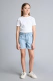 DeFacto Paperbag Jean Şort Kız Çocuk B8113A826SMNM63