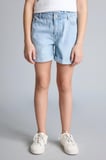 DeFacto Paperbag Jean Şort Kız Çocuk B8113A826SMNM63